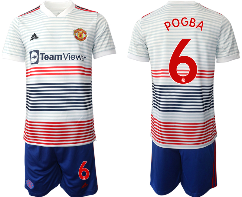 2022-2023 Manchester United 6 POGBA away Jerseys suit