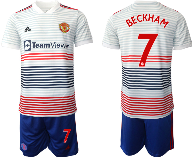 2022-2023 Manchester United 7 BECKHAM away Jerseys suit
