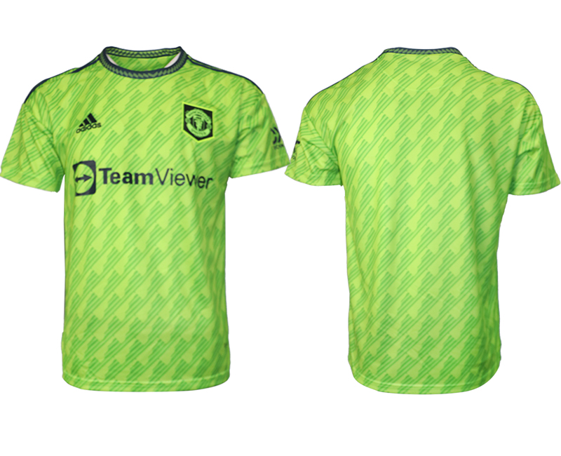 2022-2023 Manchester United Blank away Green aaa version Jerseys