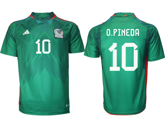2022-2023 Mexico 10 O.PINEDA home aaa version jerseys
