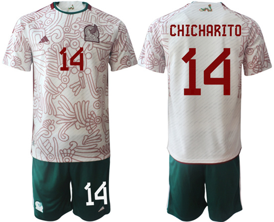 2022-2023 Mexico 14 CHICHARITO away jerseys Suit
