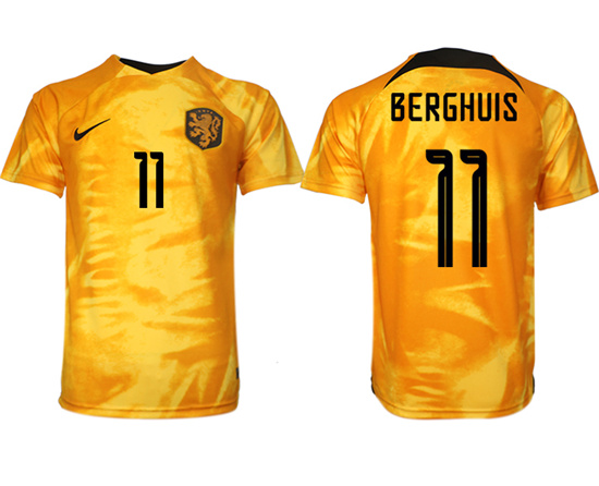 2022-2023 Netherlands 11 BERGHUIS home aaa version jerseys