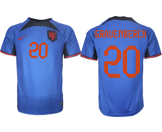 2022-2023 Netherlands 20 GRAVENBERCH away aaa version jerseys