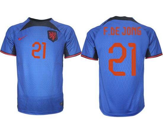 2022-2023 Netherlands 21 F.DE JONG away aaa version jerseys