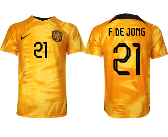 2022-2023 Netherlands 21 F.DE JONG home aaa version jerseys