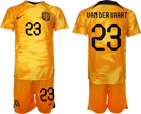 2022-2023 Netherlands 23 VAN DER VAART home jerseys Suit