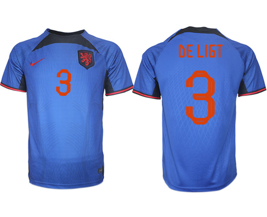 2022-2023 Netherlands 3 DE LIGT away aaa version jerseys