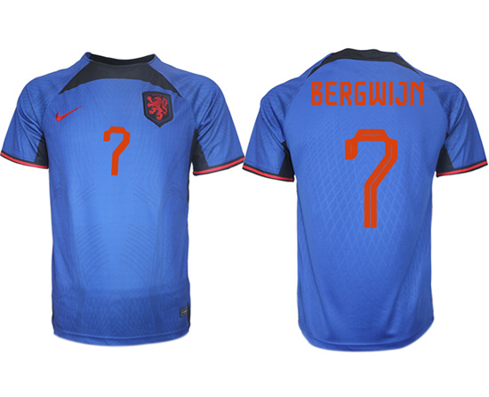 2022-2023 Netherlands 7 BERGWIJN away aaa version jerseys