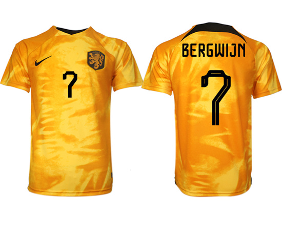 2022-2023 Netherlands 7 BERGWIJN home aaa version jerseys