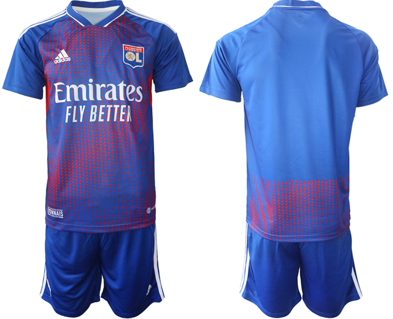 2022-2023 Olympique Lyonnais Black 4th away jerseys Suit