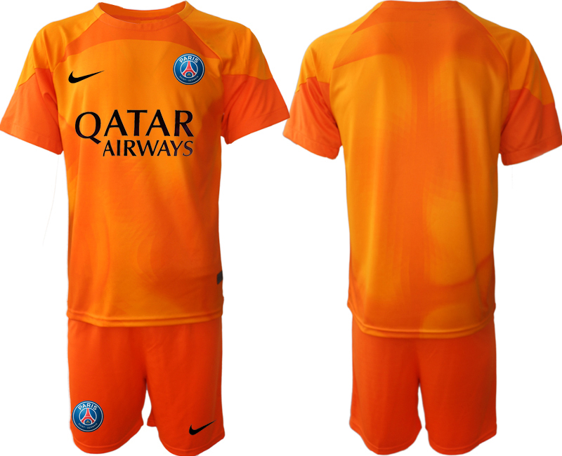 2022-2023 Paris Saint-Germain Blank red goalkeeper jerseys Suit