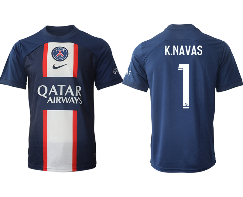 2022-2023 Paris St Germain 1 K.NAVAS home aaa version jerseys