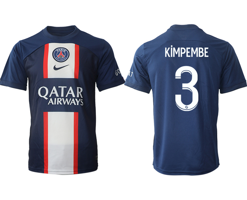 2022-2023 Paris St Germain 3 KiMPEMBE home aaa version jerseys