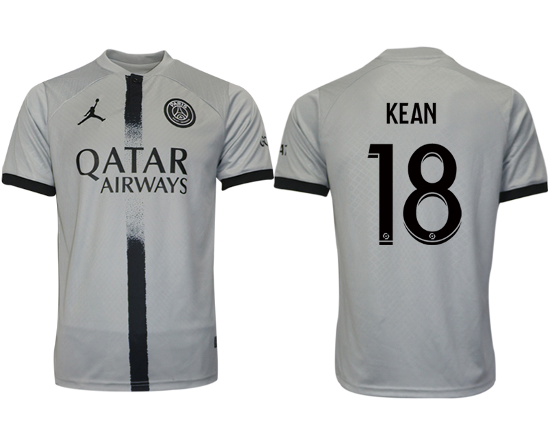 2022-2023 Paris saint germain 18 KEAN away aaa version jerseys