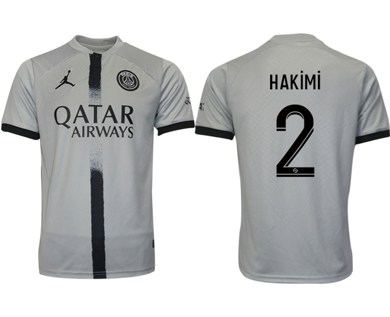 2022-2023 Paris saint germain 2 HAKiMi away aaa version jerseys