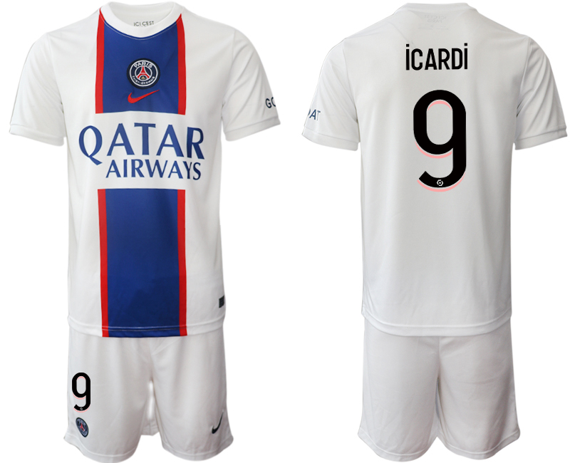 2022-2023 Paris saint germain 9 iCARDi Secend away jerseys Suit