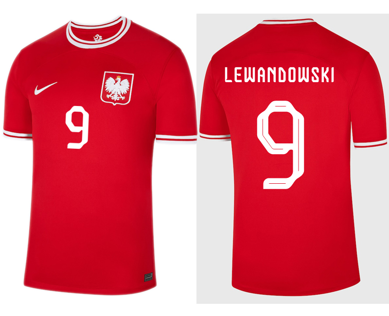 2022-2023 Poland 9 LEWANDOWSKI away aaa version jerseys
