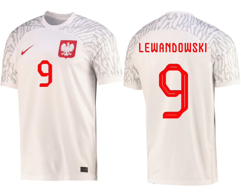 2022-2023 Poland 9 LEWANDOWSKI home aaa version jerseys