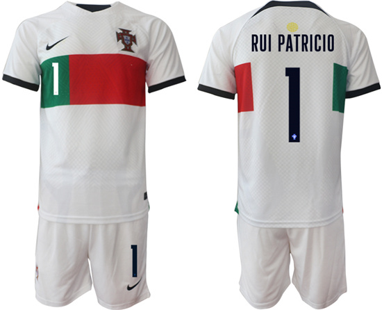 2022-2023 Portugal 1 PUI PATRICIO away jerseys Suit