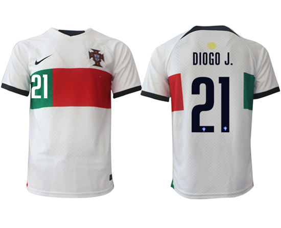 2022-2023 Portugal 21 DIOGO J. away aaa version jerseys