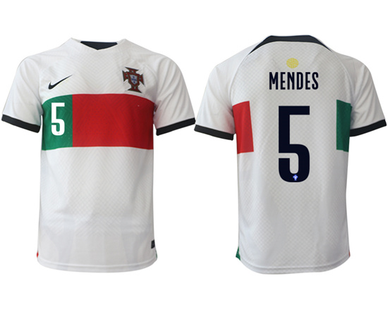 2022-2023 Portugal 5 MENDES away aaa version jerseys