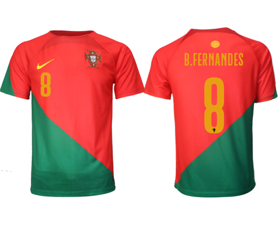 2022-2023 Portugal 8 B.FERNANDES home aaa version jerseys