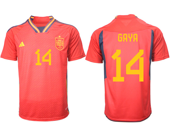 2022-2023 Spain 14 GAYA home aaa version jerseys