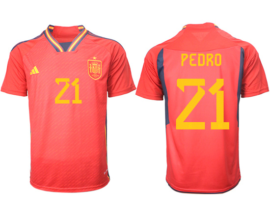 2022-2023 Spain 21 PEDRO home aaa version jerseys