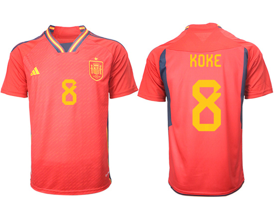 2022-2023 Spain 8 KOKE home aaa version jerseys