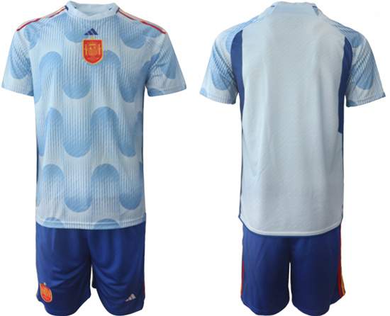 2022-2023 Spain Blank away jerseys Suit