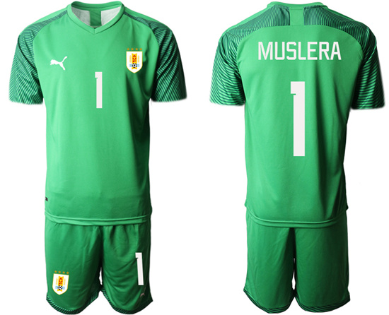 2022-2023 Uruguay 1 MUSLERA green goalkeeper jerseys Suit