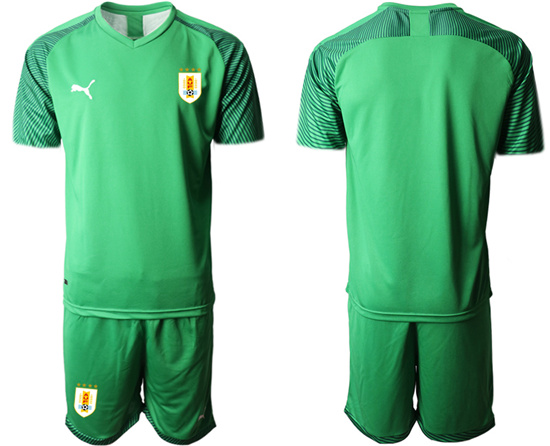 2022-2023 Uruguay Blank green goalkeeper jerseys Suit