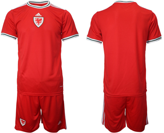 2022-2023 Wales Blank home jerseys Suit