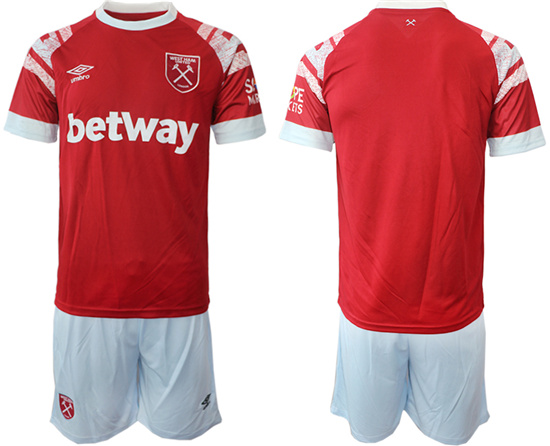 2022-2023 West Ham United Blank home jerseys Suit