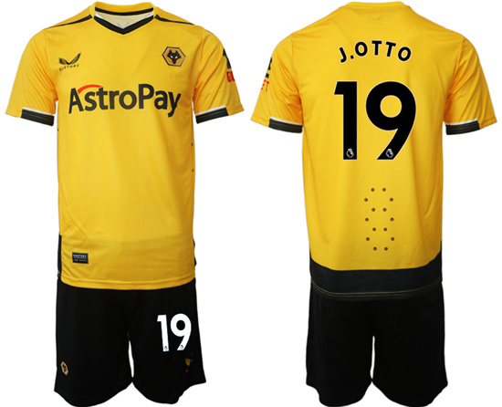 2022-2023 Wolverhampton Wanderers 19 J.OTTO home jerseys Suit