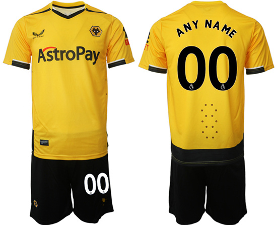 2022-2023 Wolverhampton Wanderers Custom home jerseys Suit