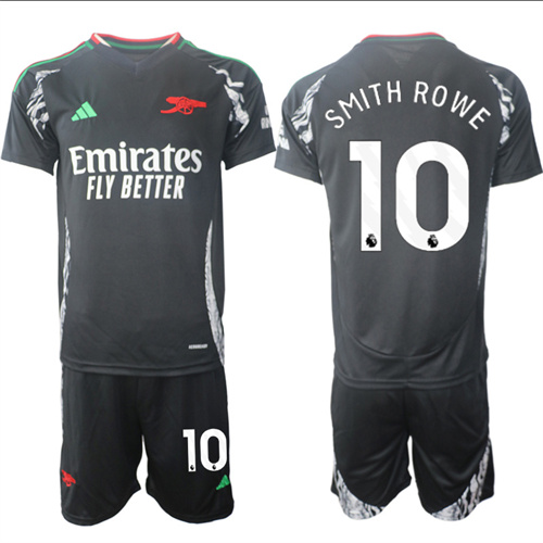 Men's Arsenal Away 10# SMITH ROWE 2024-25 Suit Soccer Jerseys