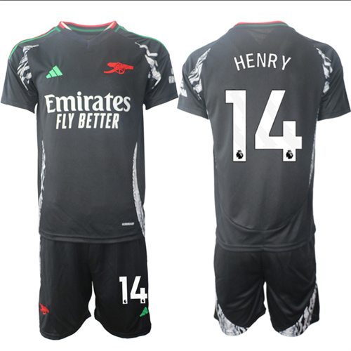 Men's Arsenal Away 14# HENRY 2024-25 Suit Soccer Jerseys