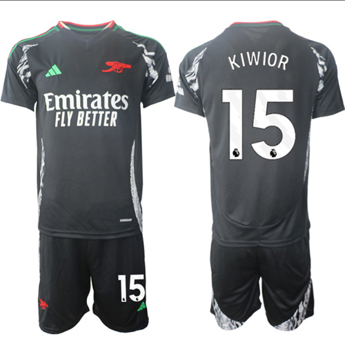 Men's Arsenal Away 15# KIWIOR 2024-25 Suit Soccer Jerseys