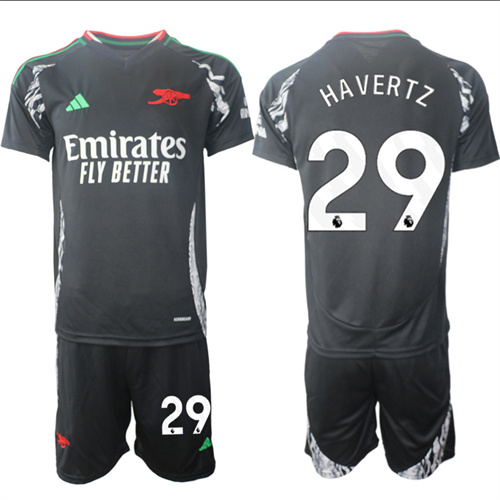 Men's Arsenal Away 29# HAVERTZ 2024-25 Suit Soccer Jerseys