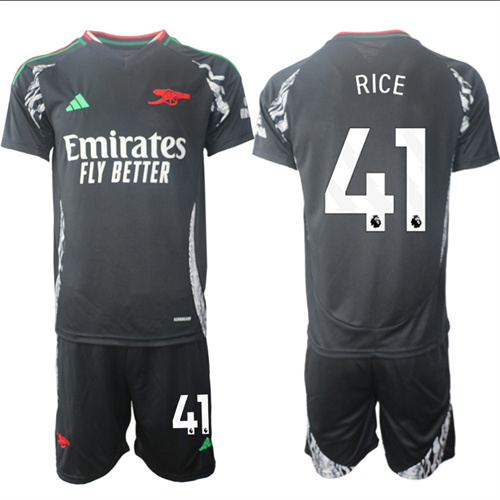 Men's Arsenal Away 41# RICE 2024-25 Suit Soccer Jerseys