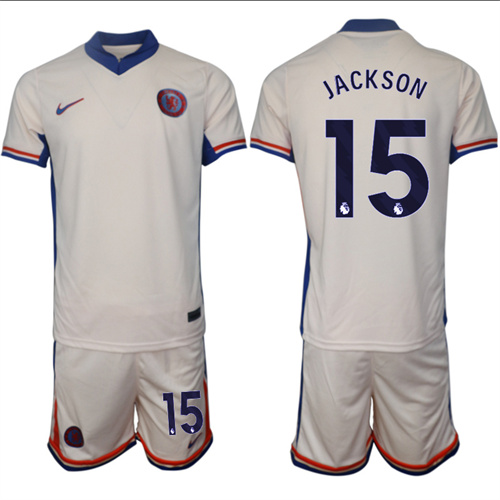 Men's Chelsea away 15# JACKSON 2024-25 Suit Soccer Jerseys