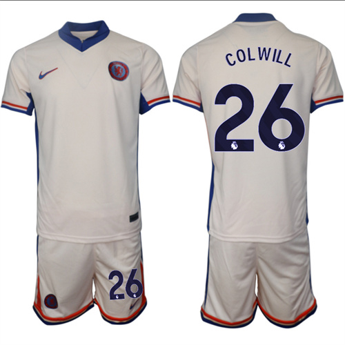 Men's Chelsea away 26# COLWILL 2024-25 Suit Soccer Jerseys