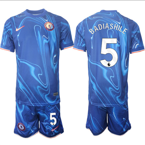 Men's Chelsea home 5# BADIASHILE 2024-25 Suit Soccer Jerseys
