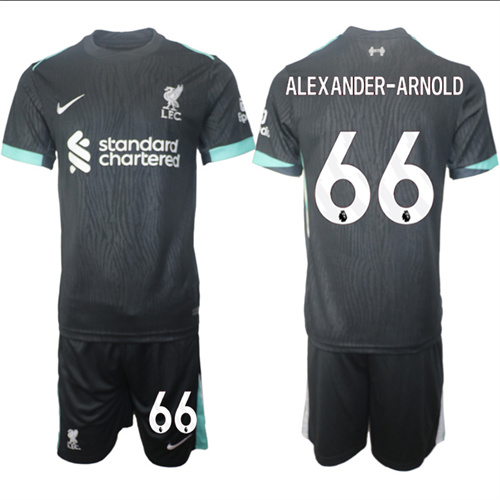 Men's Liverpool away 66# ALEXANDER-ARNOLD 2024-25 Suit Soccer Jerseys