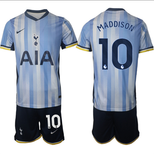 Men's Tottenham Hotspur away 10# MADDISON 2024-25 Suit Soccer Jerseys
