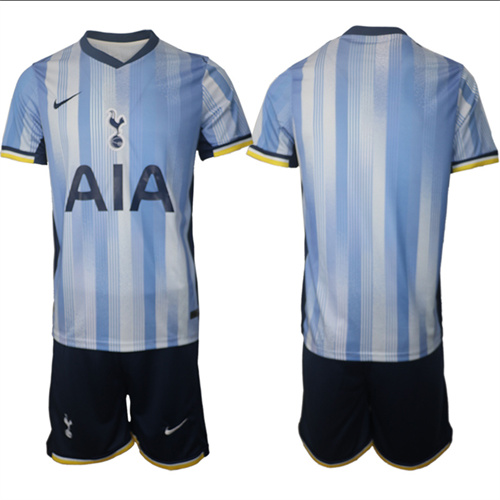 Men's Tottenham Hotspur away Custom Or Blank 2024-25 Suit Soccer Jerseys