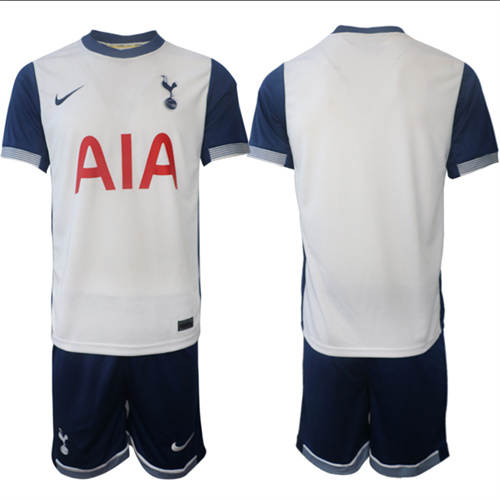 Men's Tottenham Hotspur home Custom Or Blank 2024-25 Suit Soccer Jerseys