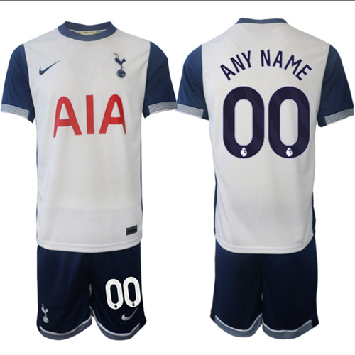 Men's Tottenham Hotspur home any name 2024-25 Suit Soccer Jerseys