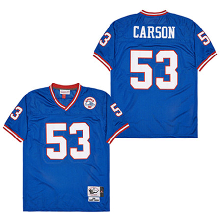 Mitchell And Ness Bills #53 Throwback Stitched NFL Jersey 3